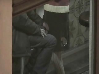 Kaca jendela mahasiswa dan fakultas, café, guru kelompok porno dengan berkova watch